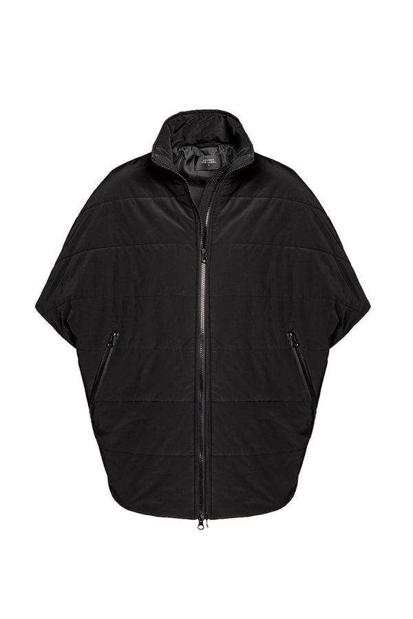 Showerproof Quilted Zip Front Vest Collodi Black