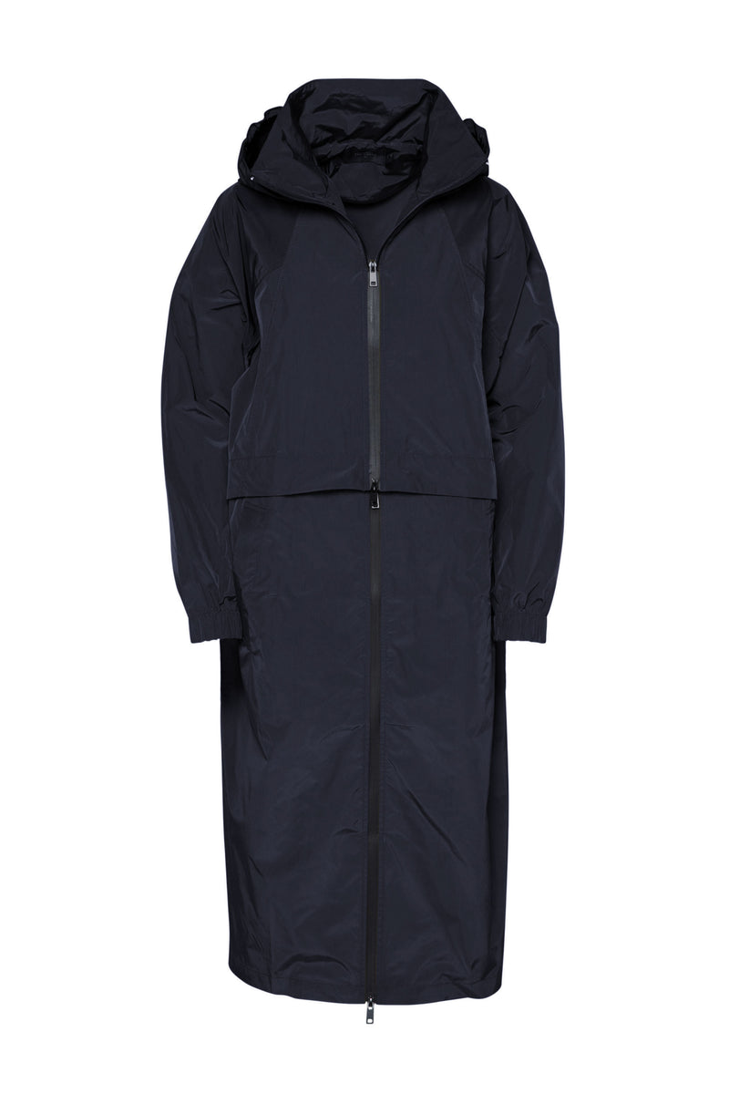 Rainproof Hooded Convertible Coat Toledo Ink