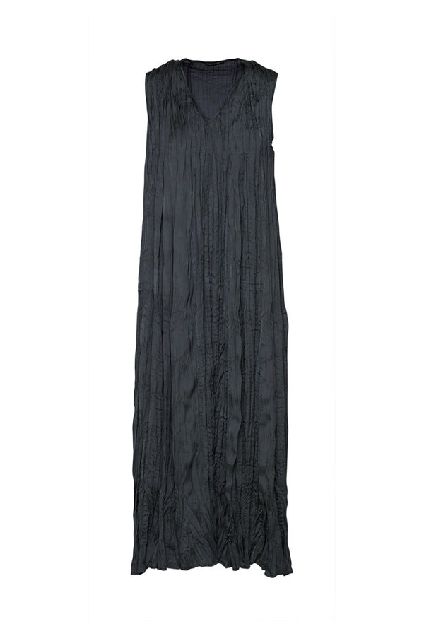 Crinkle Airflow V.Neck Sleeveless Maxi Dress Milos Sea