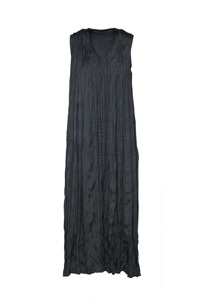 Crinkle Airflow V.Neck Sleeveless Maxi Dress Milos Sea