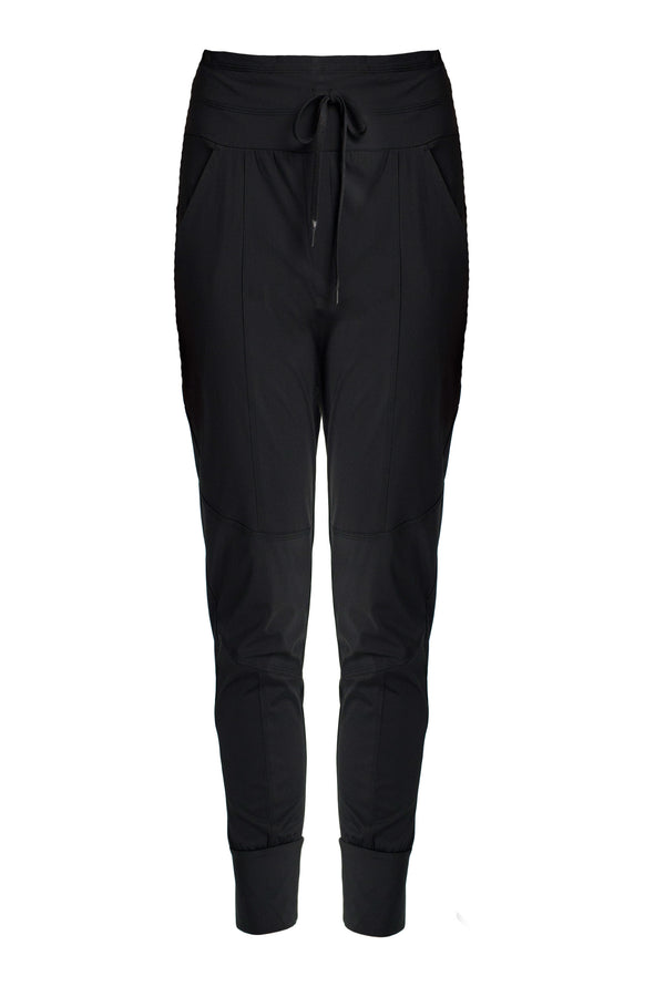 Tech Stretch Jersey Travel pant Willow Black