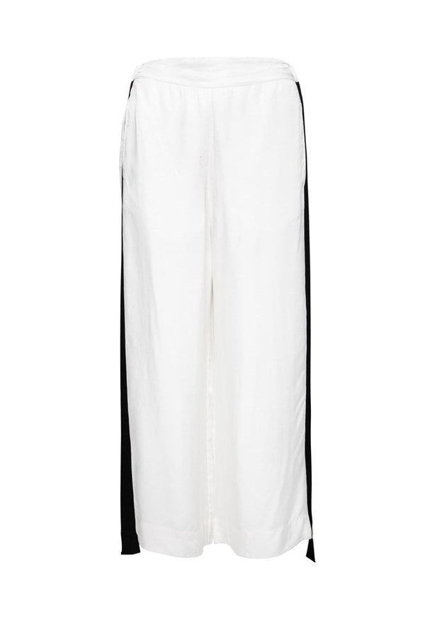 Twill Viscose Relaxed Wide Leg Pant Yvette-Sale