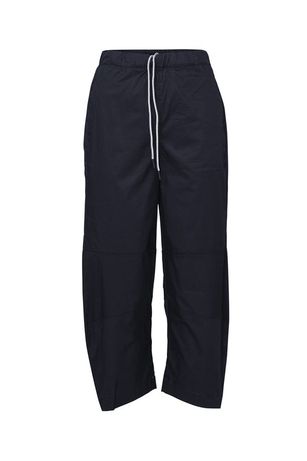 Stretch Cotton Barrel Leg Drawstring Waist Pant Ardeche Sea