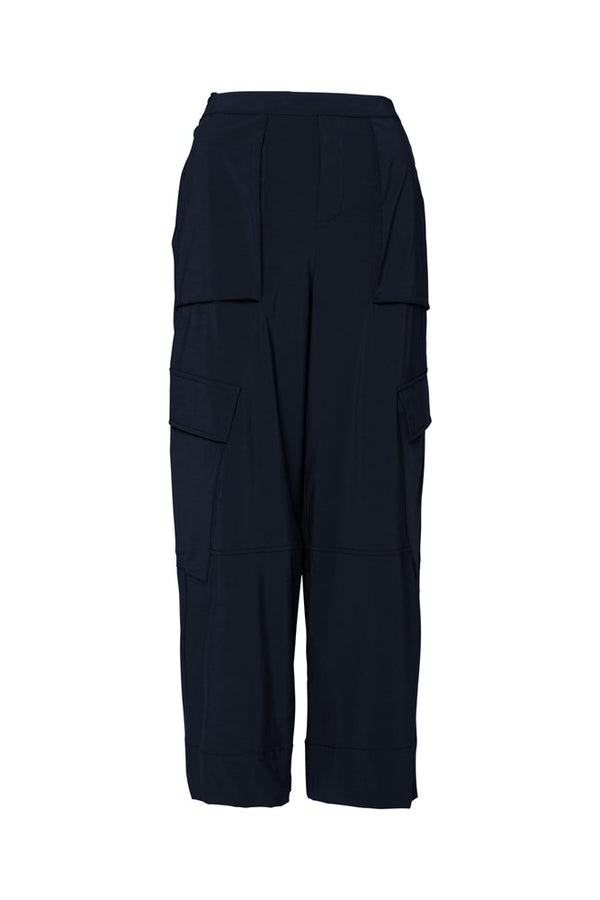 Tech Stretch Cargo Pocket Wide Leg Pant Iles Sea