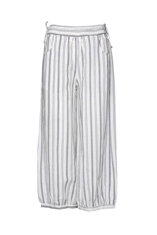 Linen Smock Drawstring Waist Pant Remi Coastal