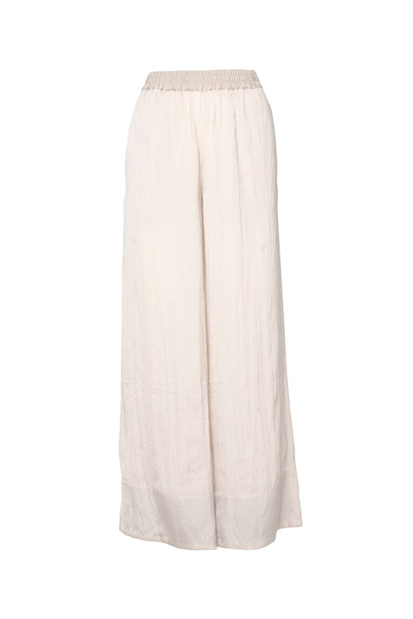 Breathable Airflow Tech Poly Wide Leg Long Pant Positano Sand