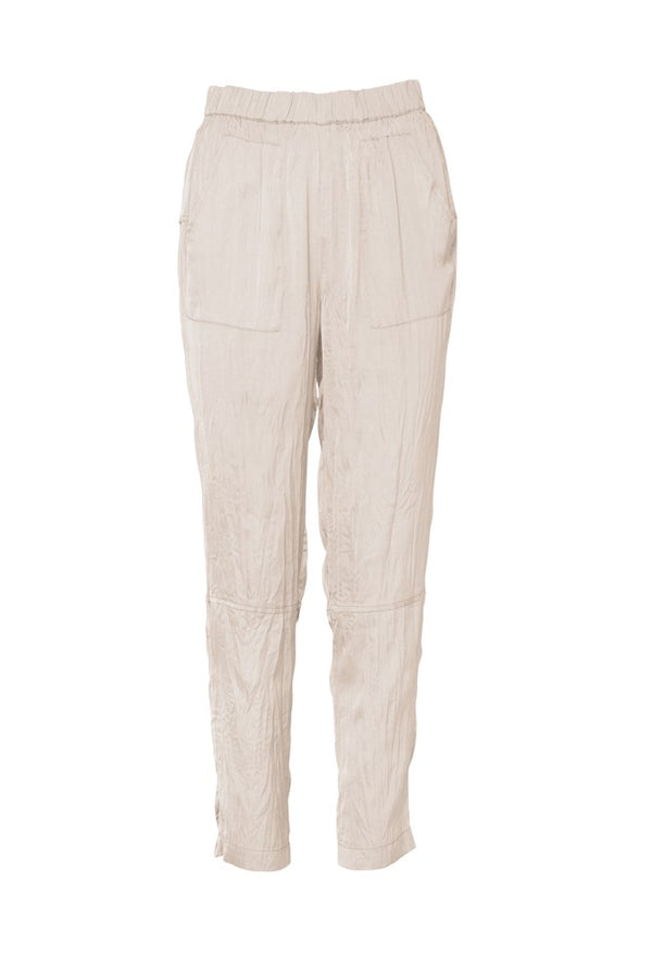 Breathable Airflow Tech Poly Straight Leg Cropped Pant Amalfi Sand