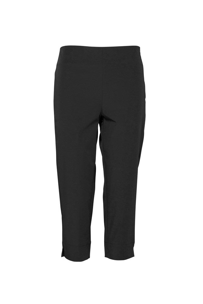 Stretch Techno Slim Leg Pant Capri Black