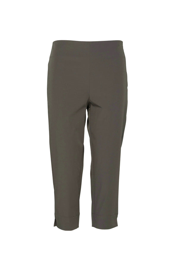 Stretch Techno Slim Leg Pant Capri Moss
