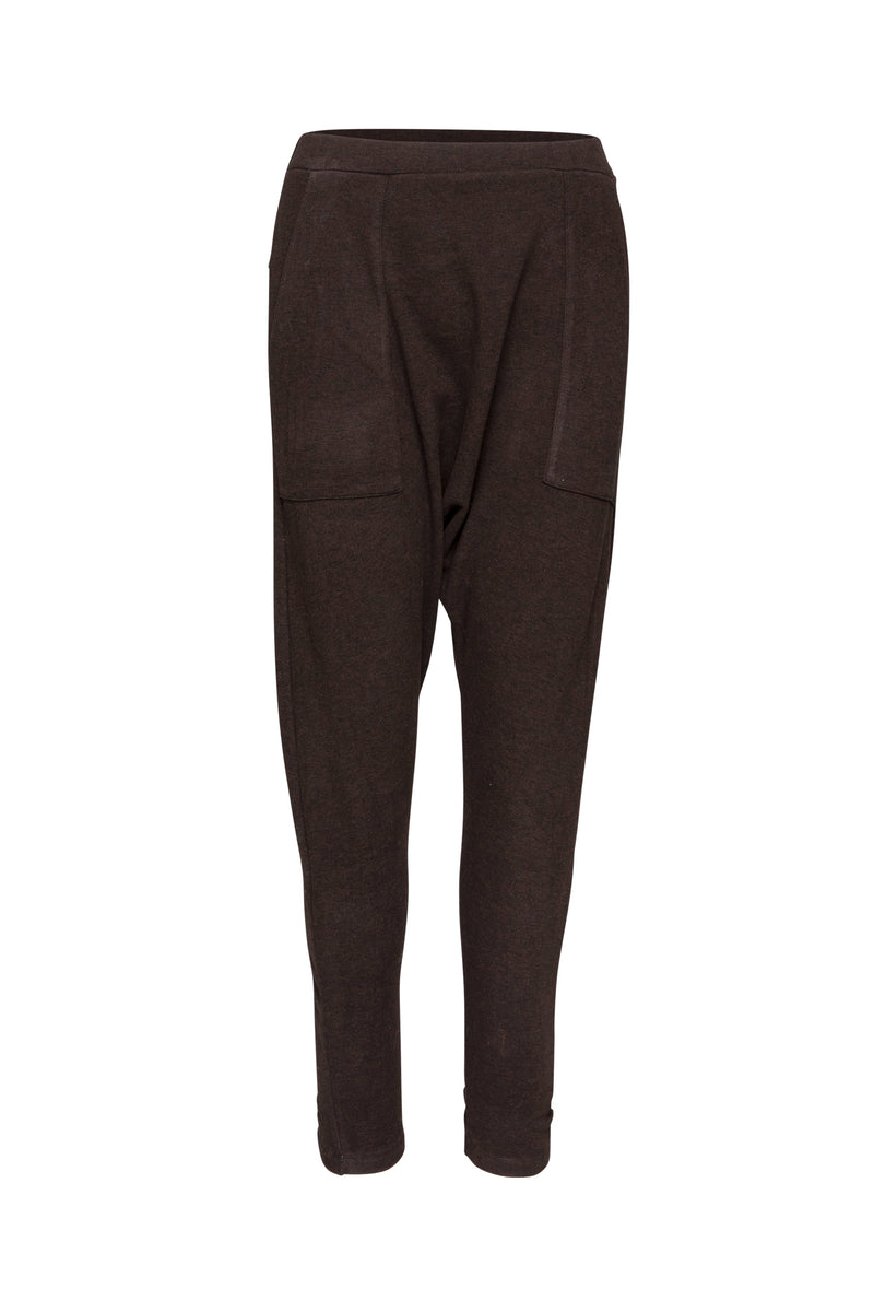 Super Soft Cozy Relaxed Drop Crotch Pant Cruz Espresso – Lounge