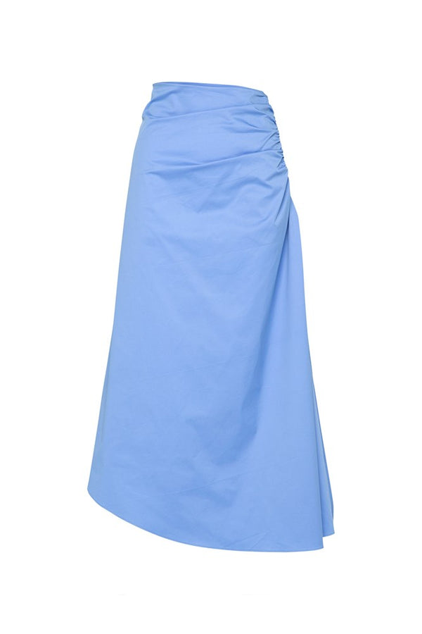 Cotton Stretch Maxi Skirt Sorrento Mineral