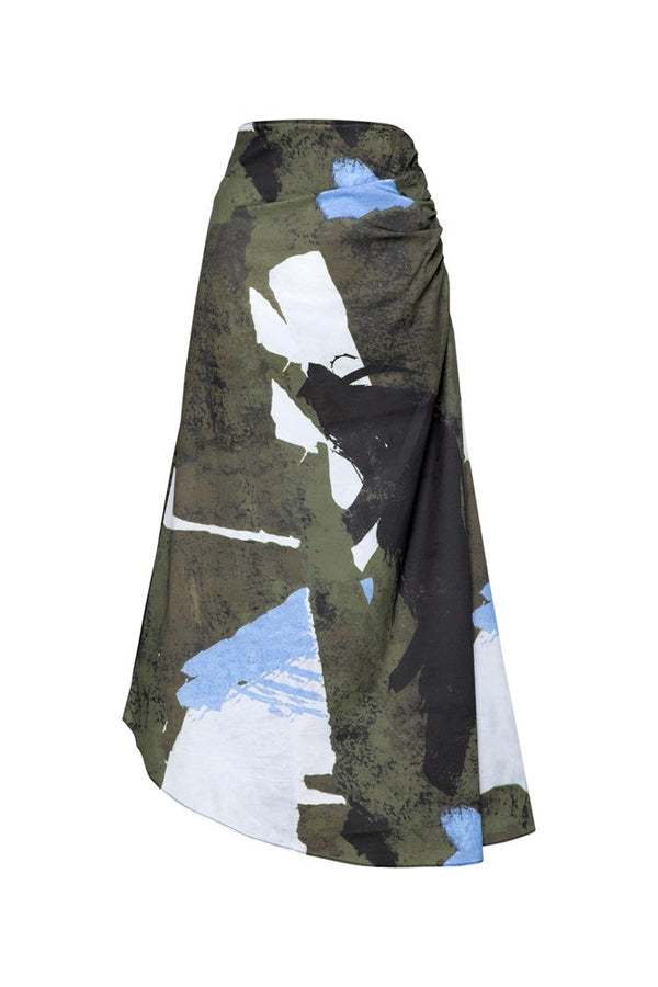 Cotton Stretch Maxi Skirt Sorrento Terrain