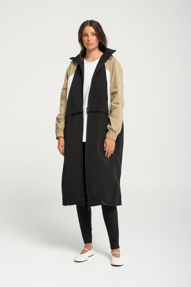 Rainproof Hooded Convertible Coat Toledo